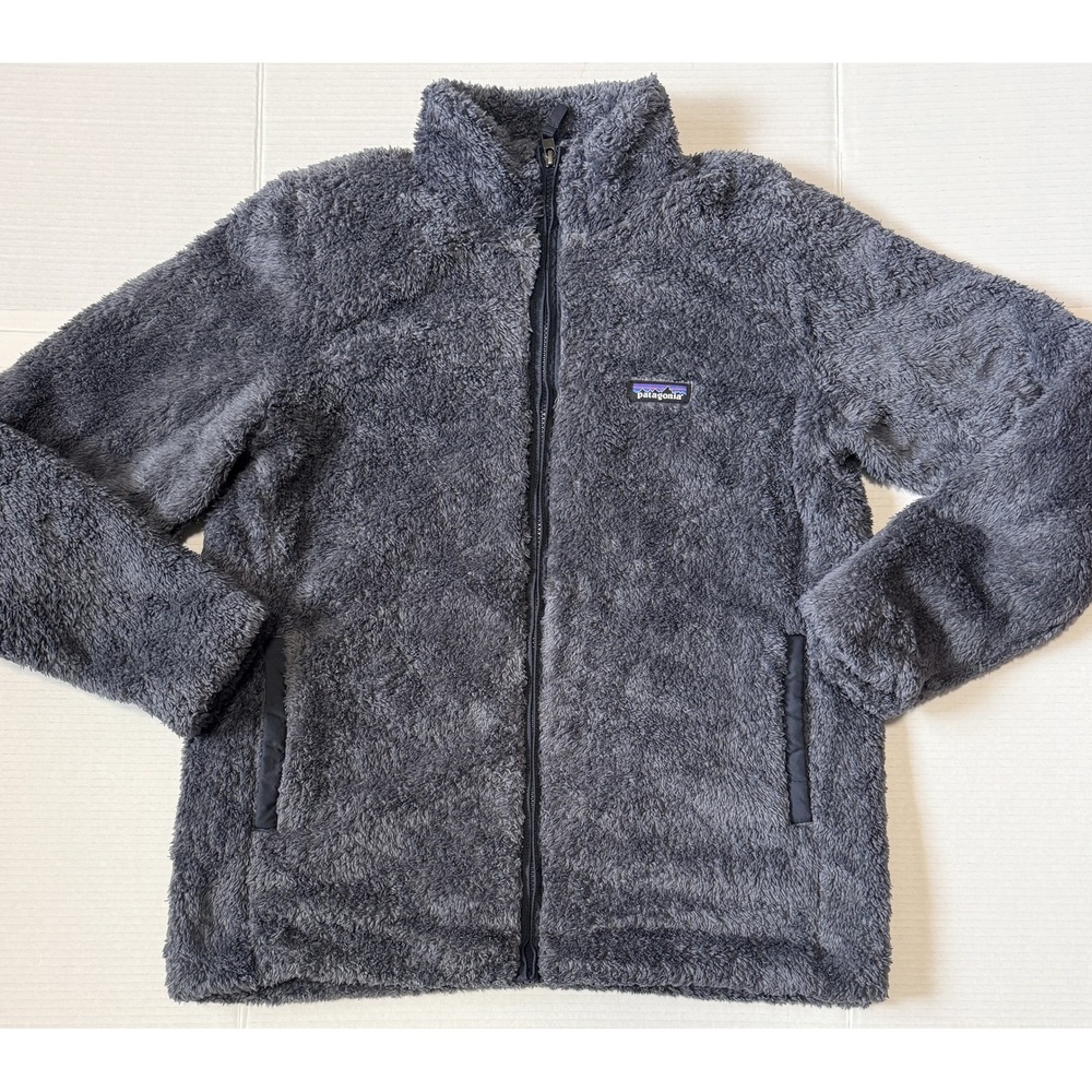 PATAGONIA Los Gatos - Women's Fleece Jacket - Gray Full Zip - Size Large